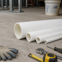 Grand stock d'accessoires de tuyauterie en PVC SCH40 de norme américaine, tous types d'accessoires de plomberie en PVC pour les projets de construction