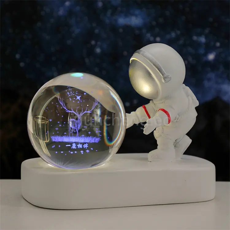 Hot Round Resin LED Night Light Base Decorative Resin Holder Display Stand For Crystals Glass Ball Decor