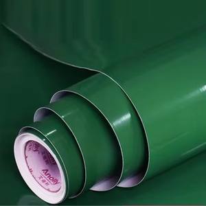 Prix d'usine, vente chaude, plus de 30 couleurs, rouleaux de <span class=keywords><strong>vinyle</strong></span> plastique autocollants imperméables brillants permanents/amovibles, film PVC - Product Image 4