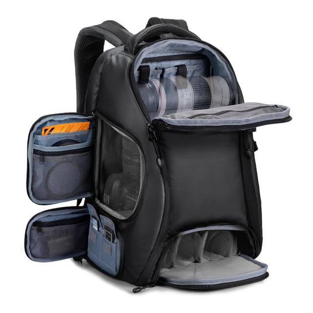 Wholesale Large Capacity Waterproof Durable Travel Backpack Fashion Portable Multi-pocket Camera Backpack for Photographers