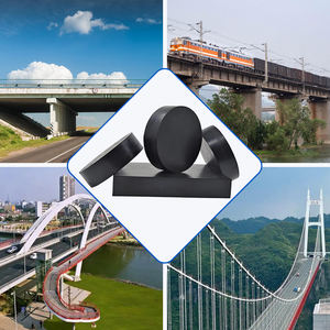 Neopren-Lager kissen Nature Rubber Bearig Laminated Elastomer <span class=keywords><strong>Bearing</strong></span> Pad für Bridge - Product Image 4