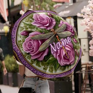 1 Parapluie Pliant Personnalisé Libellule Rose Sans Minimum de Commande, Cadeau Floral Personnalisé, Impression UV, Guarda Chuva Personalizado - Product Image 2