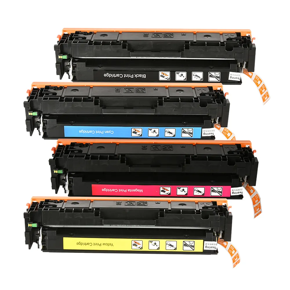 Weemay Laser Kleur Compatibel CF400A CF401A CF402A CF403A Toner Cartridge Voor Hp Laserjet Printer M252 M277 M201A