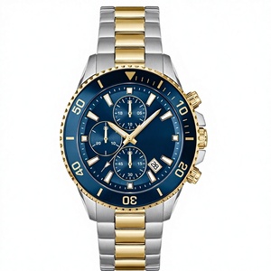 Nuevo Reloj de Cuarzo de Lujo para Hombre, Genuino, con Cronógrafo de Seis Agujas, Correa de Acero, Esfera de Cristal de 44 mm, Estilo Elegante para Vestir - Product Image 4