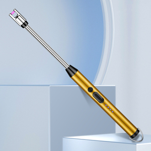 Grosir Pabrik pemantik rokok elektronik desain klasik paduan ABS tipe-c penyala pengisi daya pemantik untuk berkemah BBQ - Product Image 4