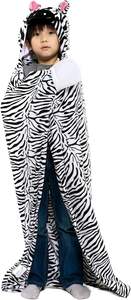 Couverture <span class=keywords><strong>Cape</strong></span> à capuche portable de conception <span class=keywords><strong>d</strong></span>'animaux différents Couverture châle <span class=keywords><strong>polaire</strong></span> en flanelle - Product Image 6