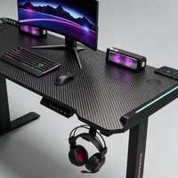 Escritorio de Juego con Altura Ajustable y Logotipo Personalizado, con 3 Ajustes de Memoria de 1200-1600 mm, para Uso en Oficina