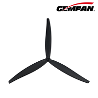 Nouvelles Hélices FPV UAV GEMFAN en Fibre de Carbone 22X10X3 à 3 Pales CW/CCW de Haute Précision – Pièces de Rechange Originales