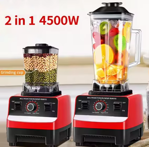 Licuadora Centrífuga Profesional Comercial de 2L, Acero Inoxidable, de Alta Resistencia, 2 en 1, Procesador de Alimentos, Exprimidor, para Smoothies, Uso en Exteriores - Product Image 5