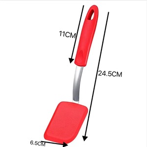 Spatule à biscuits en silicone antiadhésive, mini spatule à brownie flexible, spatules de cuisine résistantes à la chaleur, ustensiles pour retourner les œufs - Product Image 2