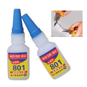 AODEGU 801-20g Adhésif résistant à la chaleur à séchage rapide et puissant pour métal, caoutchouc, céramique, cyanoacrylate éthyle pour le travail du bois - Product Image 1