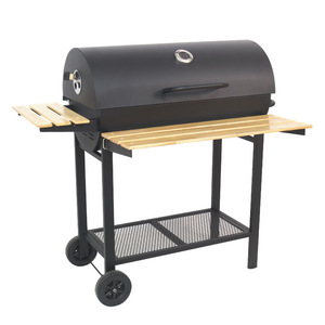 Outdoor Bbq Grill With Folding Tabletop Charcoal Grill Detachable Smoker Multifunctional 81x45x25cm - Product Image 2