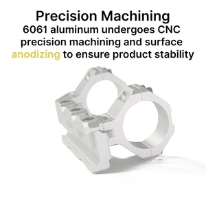 ขาตั้งกล้อง ACUMETA Bastion - ขาตั้งกล้องแบบ Cantilever สำหรับท่อขนาด 30 มม., ความสูงตรงกลาง 1.5 นิ้ว สำหรับอุปกรณ์ออปติกภายนอกอาคาร (สีเงิน) - Product Image 3