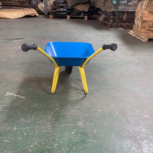 फ़ैक्टरी थोक लिटिल व्हील बैरो गार्डन टूल्स चिल्ड्रन किड्स मेटल व्हीलब्रो सैंड टॉय हैंड ट्रॉली वैगन कार्ट - Product Image 3