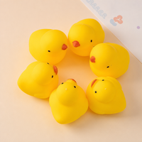 Jouet anti-stress en forme de canard jaune, en EVA, à presser, pour le bain, unisexe, à partir de 3 ans