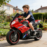 Moto électrique pour enfants de 3 à 8 ans avec roues auxiliaires de sécurité et fonction éducative précoce