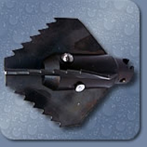 TRAPANO A LAMA INCROCIATA / TESTA DEL TRAPANO A LAMA INCROCIATA PRO 32/115 MM ADATTA PER MACCHINE PER LA PULIZIA DEI TUBI - Product Image 1