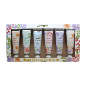 Colección de Crema de Manos Hidratante y Nutritiva <span class=keywords><strong>con</strong></span> Vitamina C: Vainilla Cálida, Menta Invernal, Pino Escarchado, Bayas Escarchadas, Almendra Tostada y Azúcar - Product Image 2