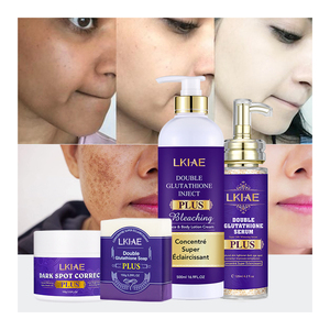 Kit de Soins Corporels Éclaircissants à Marque Blanche 7 Jours, Double <span class=keywords><strong>Glutathion</strong></span> et Acide Kojique, pour les Articulations et les Aisselles - Product Image 1