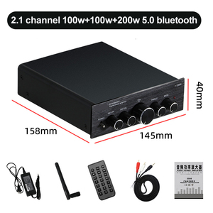Creatall 2*100W+200W 2.1 Channel Digital Audio HIFI Desktop <strong>Amplifier</strong> Professional <strong>Mini</strong> Subwoofer Sound Power <strong>Amplifier</strong> for Home - Product Image 2