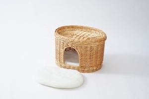 Mobilier <span class=keywords><strong>pour</strong></span> animaux de compagnie JY : Grandes maisons isolées en osier de saule <span class=keywords><strong>pour</strong></span> chiens et chats, imperméables et résistantes aux intempéries, en tissu, <span class=keywords><strong>pour</strong></span> le jeu - Product Image 6