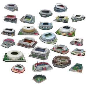 Venta Directa de Fábrica, Rompecabezas Educativo 3D Personalizado, Rompecabezas de Papel y Cartón EPS, Juguete DIY con Temática de <span class=keywords><strong>Estadio</strong></span>, para Mayores de 14 Años, 3 Estrellas - Product Image 1