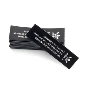 Factory Fashion Custom Clothing Satin Silk Printing Labels Woven Neck Care Tag With Brand Logo Garment Tags