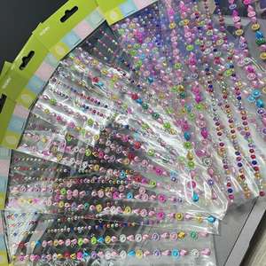 Tipo mixto tatuaje <span class=keywords><strong>temporal</strong></span> música Festival piedra Rhinestone cara joyas collar pulsera accesorios para maquillaje para festivales - Product Image 2