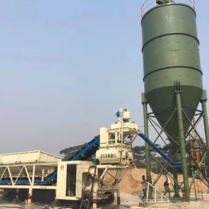 Planta de Concreto Móvil con Sistema de Dosificación de Agregados para la Construcción de Carreteras, Puentes y Proyectos de Construcción - Product Image 1