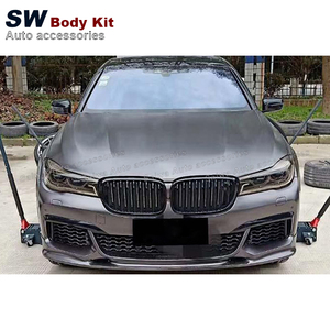 ลิ้นกันชนหน้าคาร์บอนไฟเบอร์สำหรับ <span class=keywords><strong>BMW</strong></span> ซีรีส์ 7 รุ่น <span class=keywords><strong>G11</strong></span> G12 ปี 2016-2019 ชุดแต่งกันชนหน้า ดิฟฟิวเซอร์ ครอบลิ้นกันชน - Product Image 4