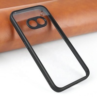 Couverture arrière PC transparente pour rien téléphone 2A coque rigide transparente pour rien CMF téléphone 1 Plus couverture de pare-chocs en TPU noir pour un Plus
