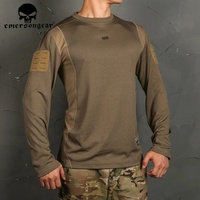 EMERSONGEAR T-shirt tactique UMP Frogmen pour hommes, vêtements de sport, de fitness, à manches longues, pour la chasse, l'escalade, vêtements respirants pour hommes