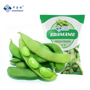 Sinocharm IQF Soybean Organic Vegetable 160 Pods Bulk Packaging Wholesale Frozen Edamame In Pods With BRC A