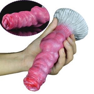 New Arrival Dog Penis Large Knot Silicone Animal <b>Dildo</b> Soft Butt Plug With Sucker Sex Game for Couple Massage Anal Toys - Product Image 1