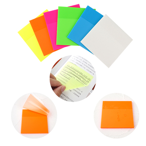 <span class=keywords><strong>Notes</strong></span> autocollantes <span class=keywords><strong>transparentes</strong></span> personnalisées de couleur Morandi 3*3 pouces, <span class=keywords><strong>notes</strong></span> autocollantes <span class=keywords><strong>transparentes</strong></span> mignonnes en forme de PET - Product Image 6