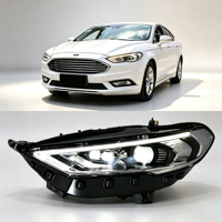Ensemble de phares LED pour Ford Mondeo Fusion 2017-2021, lentille de projecteur améliorée, LED DRL, clignotant séquentiel