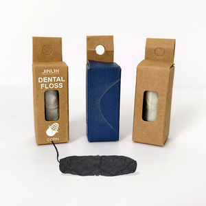 100% biodegradable orgánico personalizado bambú carbón almidón de maíz respetuoso con el medio ambiente seda Natural vegano encerado hilo Dental - Product Image 6