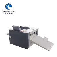 Machine à plier automatique à écran tactile haute vitesse, 5000 feuilles/heure, alimentation par aspiration pour papier A3/A4 et carton