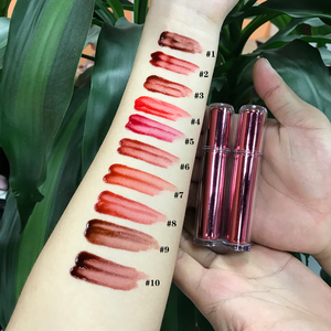 Lápiz Labial al por Mayor de <span class=keywords><strong>Moda</strong></span>, 10 Colores, No Pegajoso, con Brillo Efecto Cristal, Voluminizador, Larga Duración 12H, Maquillaje Labial con Efecto Soft Focus - Product Image 3