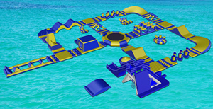 Nhà Máy Giá <span class=keywords><strong>Inflatable</strong></span> nổi công viên nước Thiết bị vui <span class=keywords><strong>Inflatable</strong></span> công viên nước cho giải trí - Product Image 2