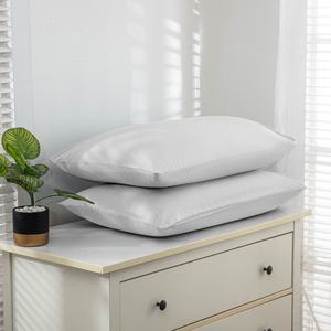 Funda de Almohada Rectangular Vintage de Algodón Natural Bordada con Fibra de Plata Pura Tejida para Uso en Hogar, Hospital y Hotel - Product Image 1