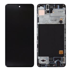 Pantalla táctil LCD para Samsung Galaxy A51 A515 con marco OLED negro - Product Image 1