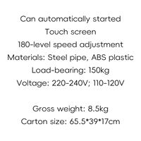 Plateforme vibrante électrique EIGFOH à usage commercial, en ABS, vitesse réglable (1-99 niveaux), unisexe, pour brûler les graisses, amincir le corps et masser