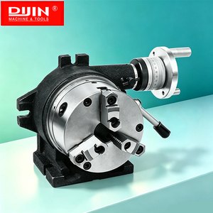 Tête Diviseuse Universelle <span class=keywords><strong>CS6</strong></span> Marque DIJIN, Tête d'Indexation Rapide pour Fraiseuse, Mandrin à Trois Mâchoires 160mm, Vente Directe Usine - Product Image 1