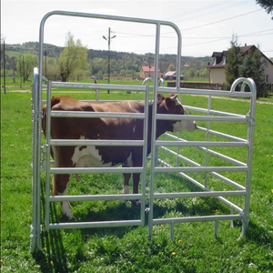 รั้วฟาร์มโลหะยาว6ฟุตสูง12ฟุตสำหรับงานหนักแผงเลี้ยงแกะใช้แผงคอกปศุสัตว์รั้วม้า - Product Image 6