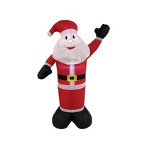 Nouvelle Décoration de Noël Gonflable Extérieure Père Noël Agitable en Polyester SH0182 Chine