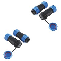 Connecteur circulaire étanche série SP21D pour câble aéronautique en laiton, mâle/femelle, à montage sur panneau, ODM/OEM