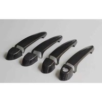 Coques de poignées de porte en fibre de carbone pour BMW 4D Sedan F30 E90 05-15 Série 3 E87 F20 07-15 Série 1 Garnitures extérieures