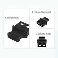 Lot de 100 capuchons anti-poussière USB avec poignée, vente en gros
