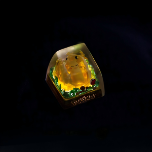 Resina Impresa en 3D para Teclado Mecánico con Tecla Artesanal de Pikachu de Pokémon, Mecanizado CNC - Product Image 2